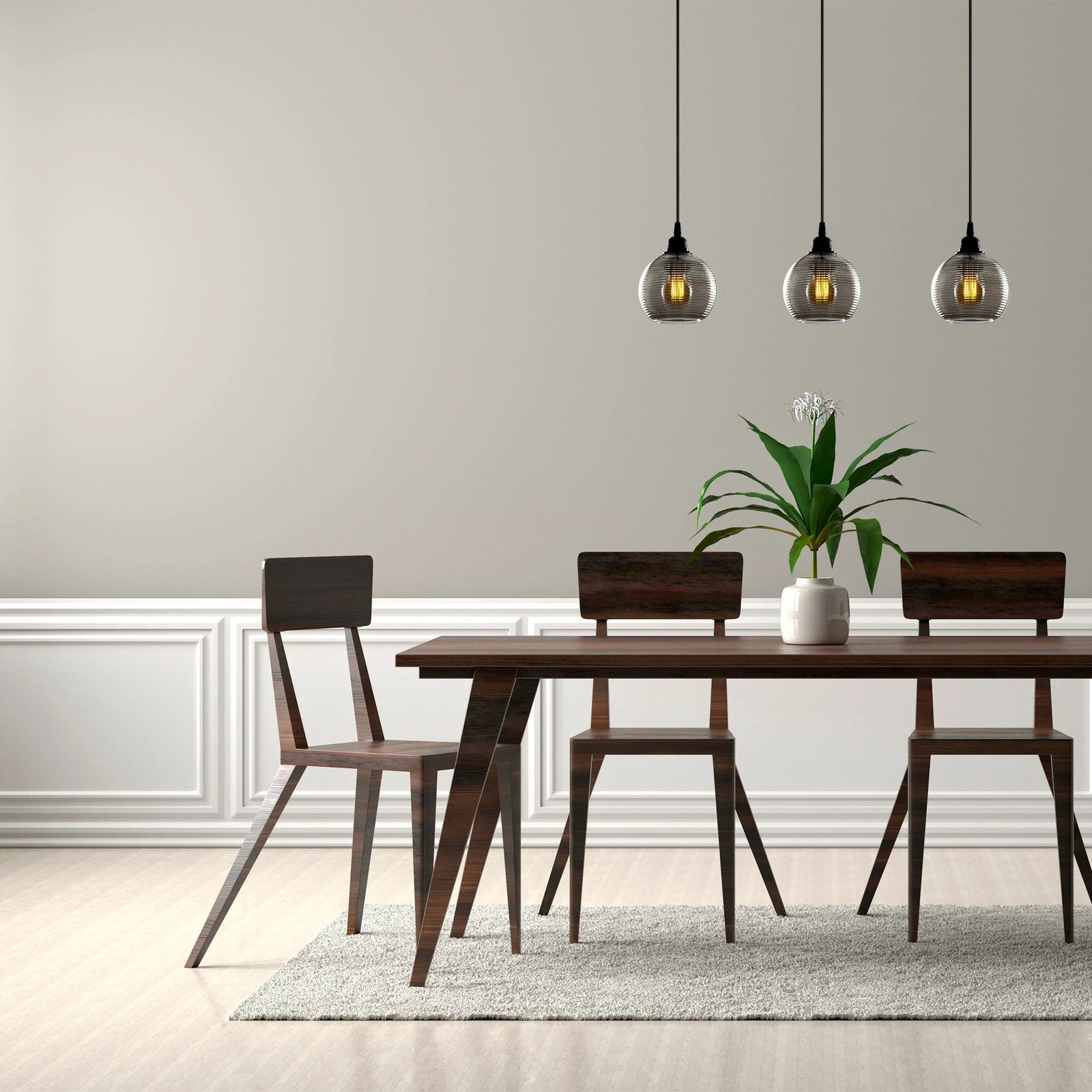 Llambë tavani Opviq, fume, 033