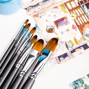 DELI BRUSHA SET NUEVO 1/6 73894