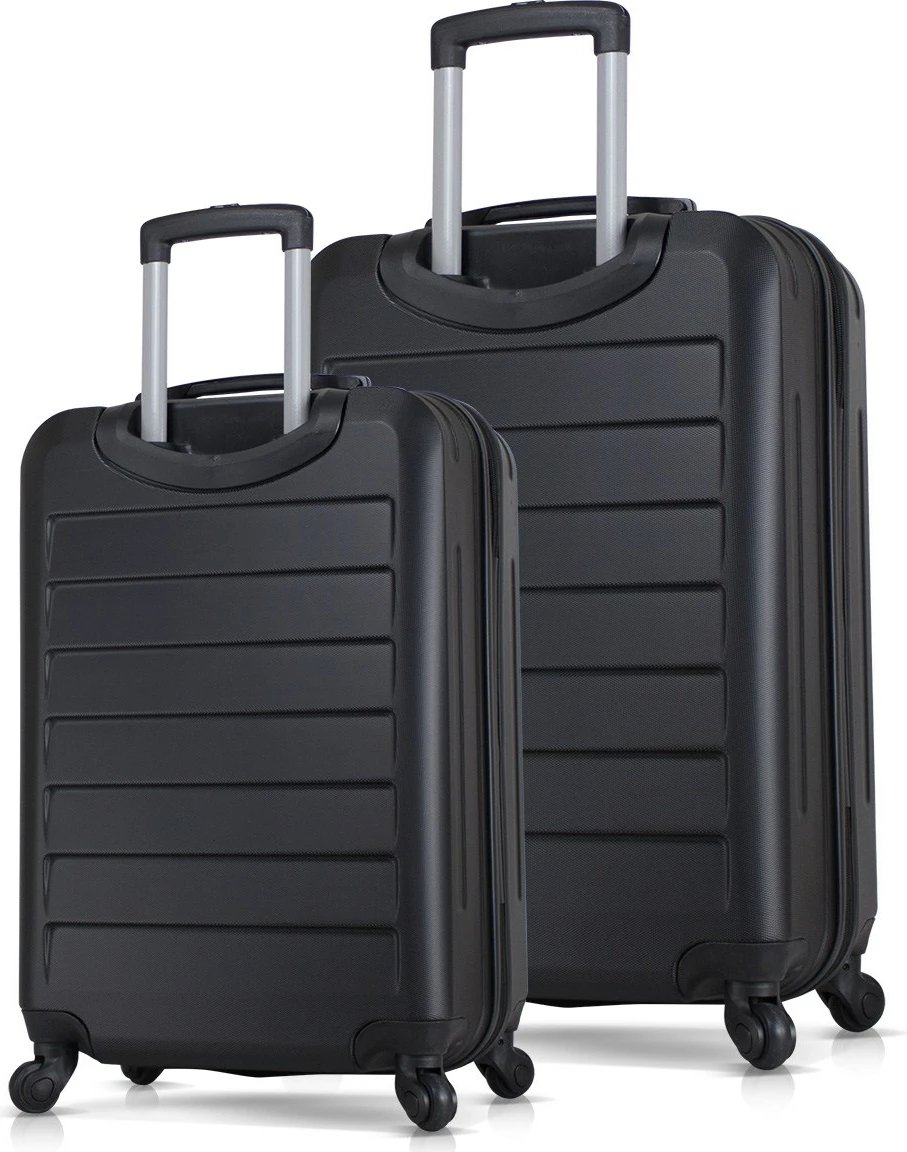 Set valixhesh (2 copë), ngjyrë e zezë, Zoozie Bags, 8084