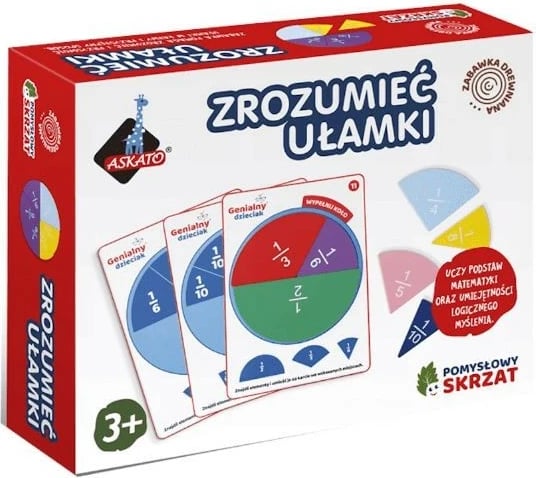 Set edukativ ASKATO Ideaful Gnome, 10 kartela pune, 38 pjesë druri, shumëngjyrëshe