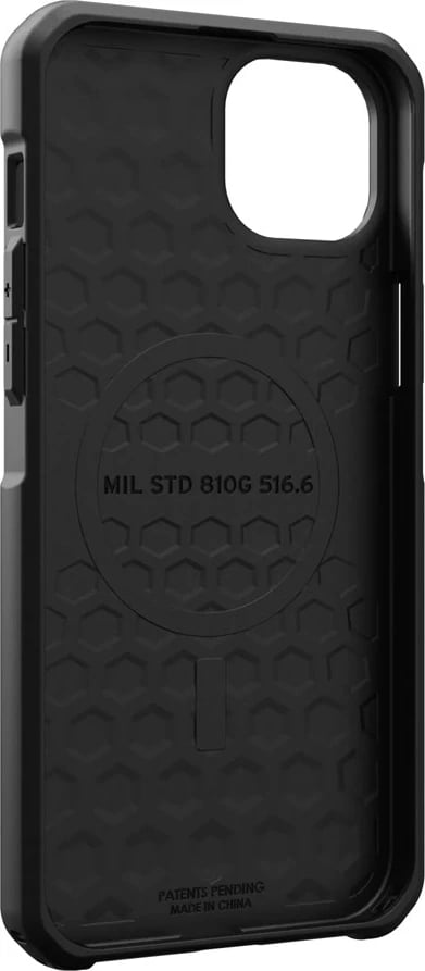 Mbështjellës Urban Armor Gear 114308113940 për celular, për Apple, 6.7", i zi
