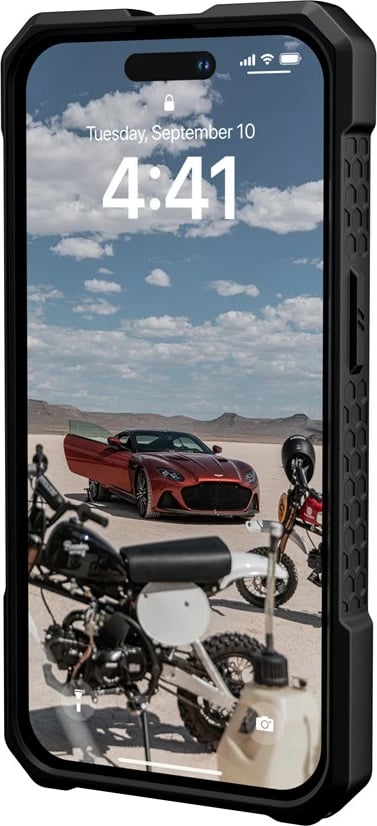 Mbështjellës Urban Armor Gear Monarch Pro për celular, për Apple, 6.1", i zi