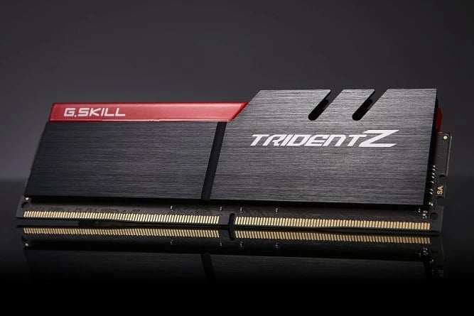 RAM Memorje G.Skill Trident Z 32GB (2x16GB) DDR4 3200MHz CL16, e zezë/kuqe