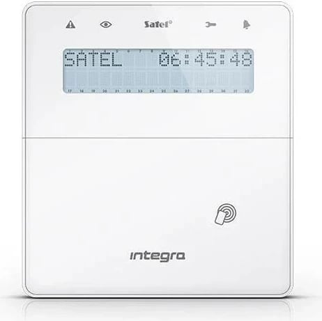 Tastierë SATEL KEYPAD INT-KLFR-W me lexues RFID, Bardhë