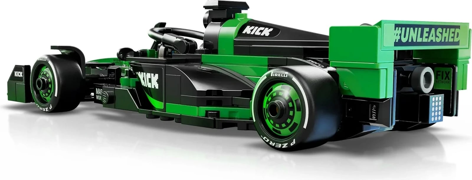 Set LEGO Speed Champions KICK Sauber F1 Team C44, 259 pjesë, me minifigurë, për fëmijë 10+ vjeç