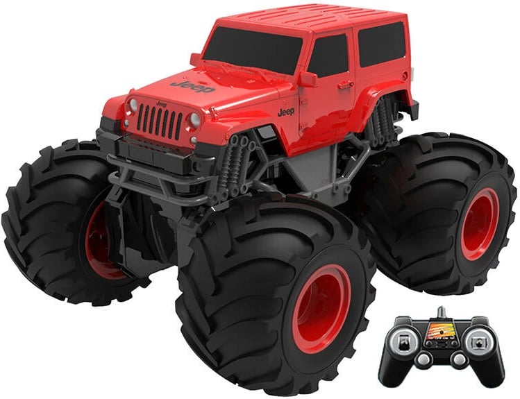 Makine me telekomandë Double Eagle Jeep E342-003, amfib, e kuqe