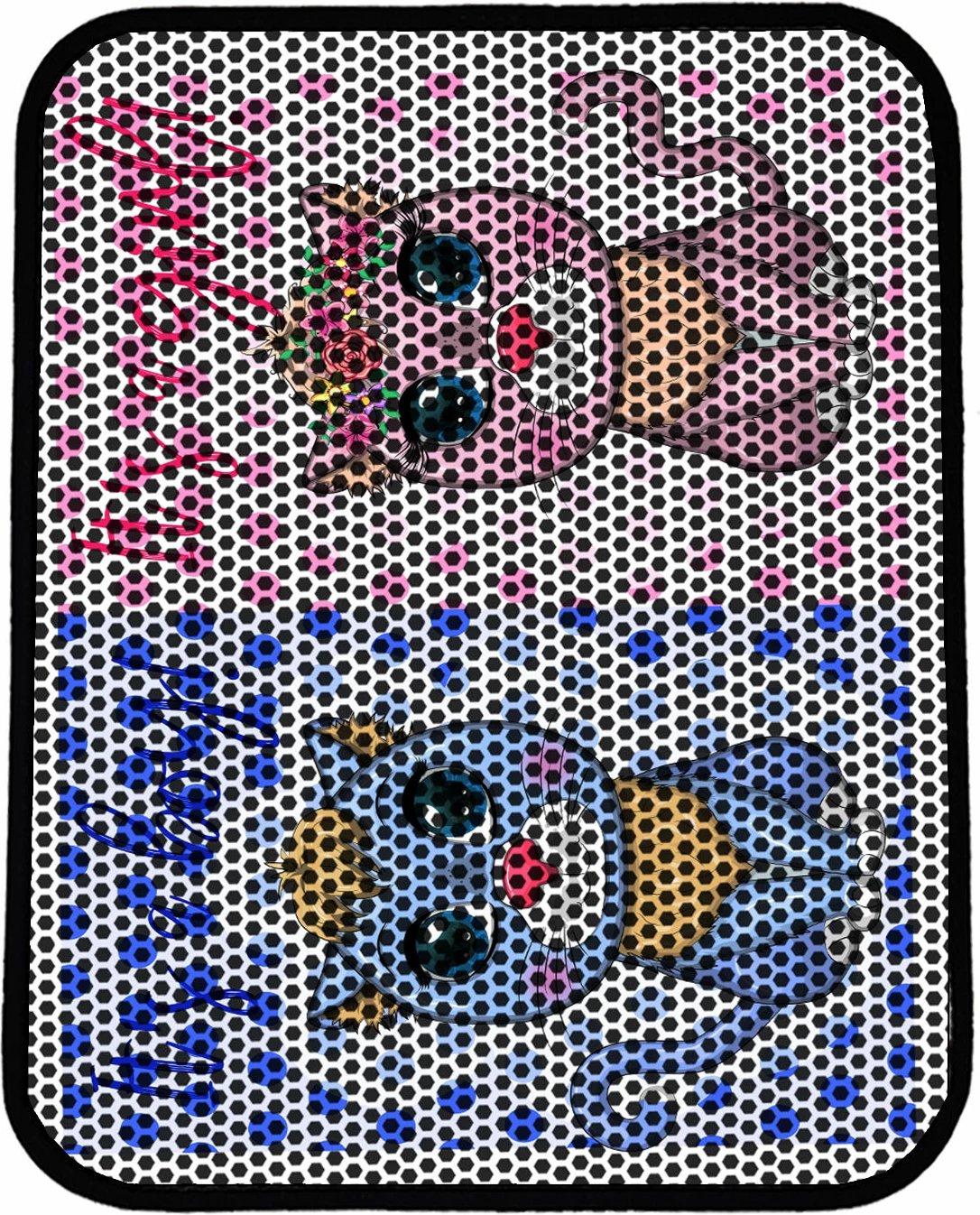 Tapet për rërë mace, shumëngjyrësh, Paws & Whiskers, Nrszn0197, 45x60cm