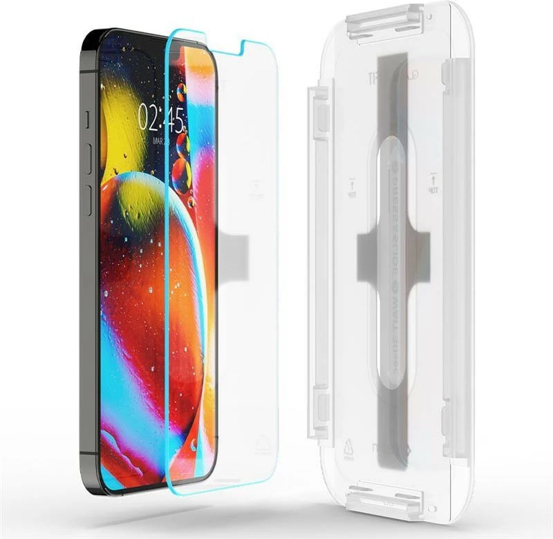 Xham mbrojtës privacy Spigen Glas.tR EZ Fit për iPhone 13 Pro Max, 2 copë