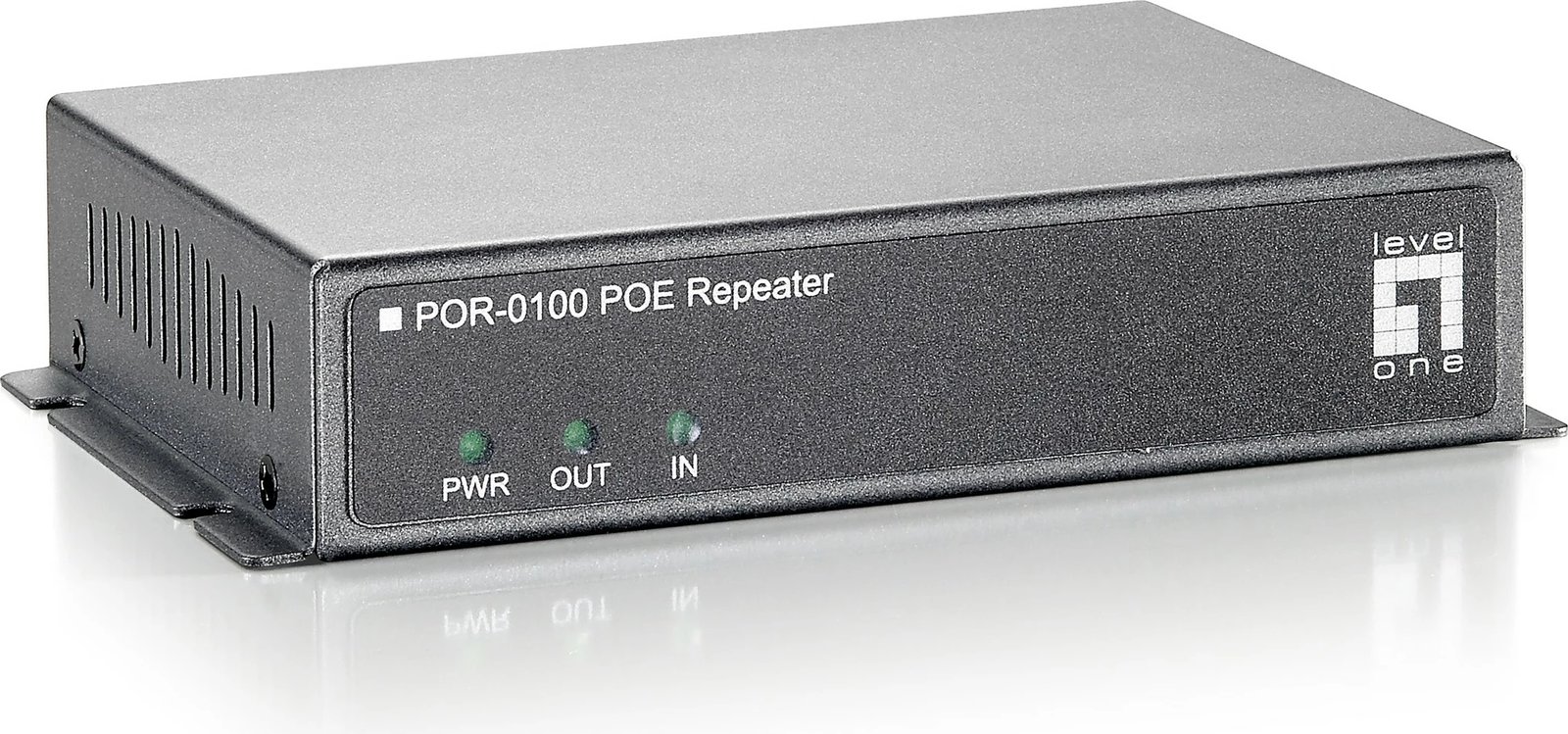 PoE Repeater LevelOne POR-0100, Cascadable, IEEE 802.3x, LAN, Power