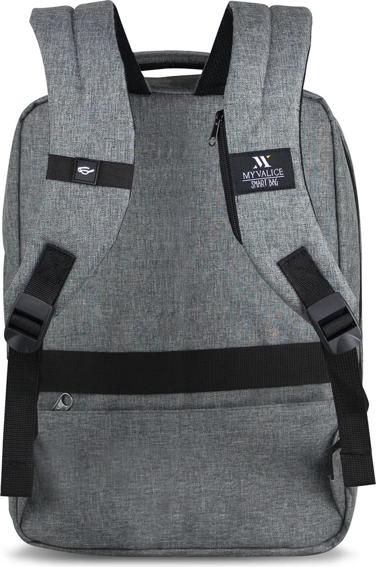 Çantë shpine për laptop, ngjyrë gri, Zoozie Bags 0102 Çantë shpine për laptop, ngjyrë gri, Zoozie Bags 0102