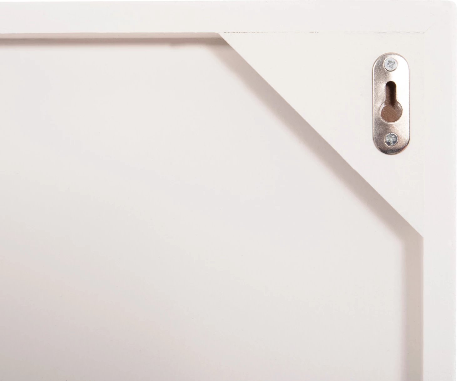 Panel dekorativ për mur, seri Santorini, MDF, ngjyrë e bardhë e zbehtë, FH4510, 60x4x80 cm