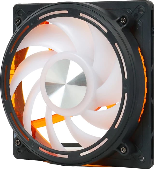 Ventilator ftohës kompjuteri, Darkflash DE8, 120 mm ARGB 5V, 4-pin PWM, zi, set 1 copë