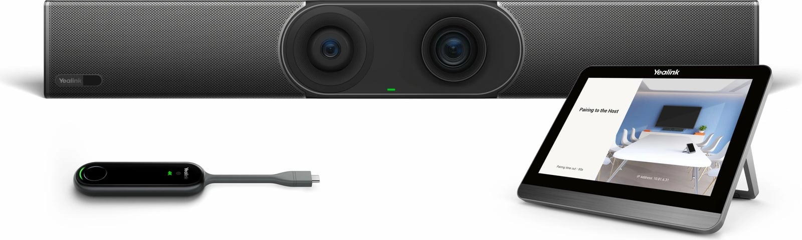 Video bar Yealink MeetingBar A30-025, Android 10, e zezë