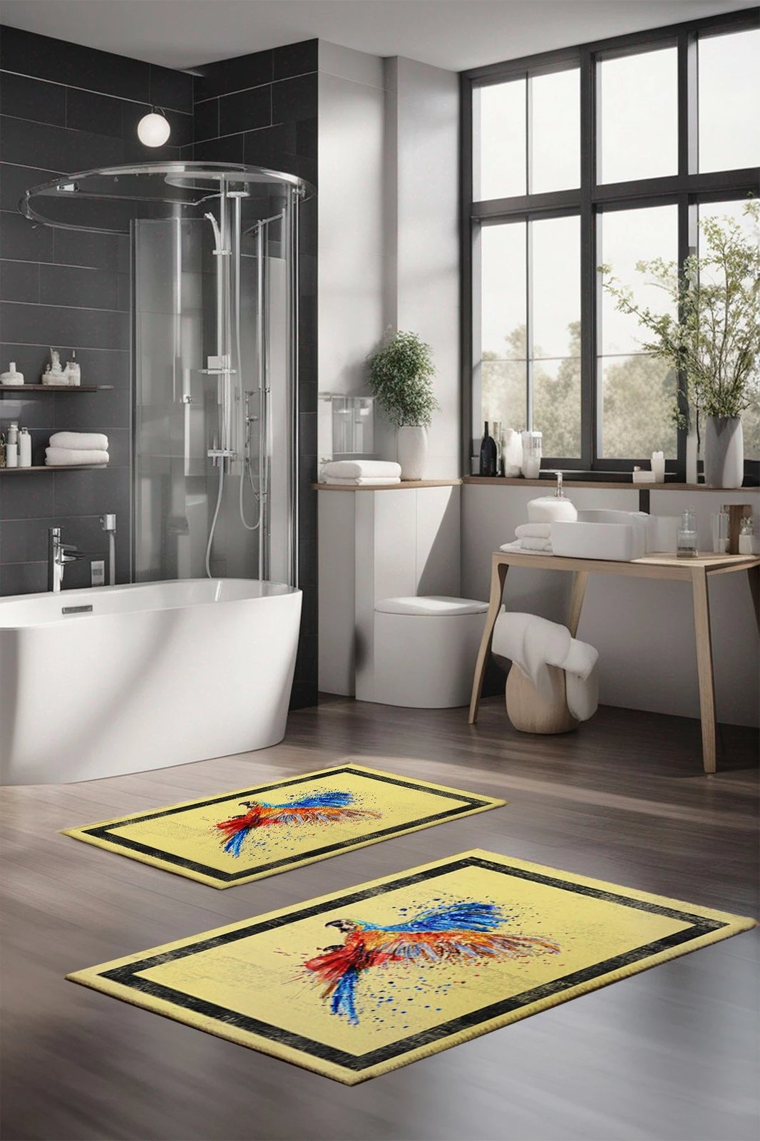 Set tapetash për banjo (2 copë), Mijolnir, CT-5364, e verdhë