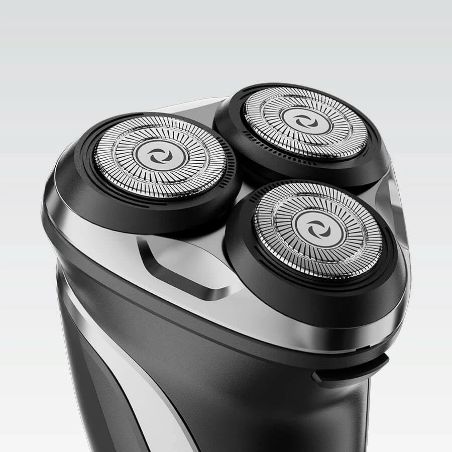 Makinë rroje elektrike meshkuj, Feel-Maestro, MR-673, 600 mAh/60 min, USB-C, IPX7, trimer anësor, e zezë/argjendtë