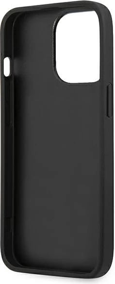 Mbështjellës Karl Lagerfeld Leather Ikonik Karl's Head Metal për iPhone 13 Pro/13, Rozë