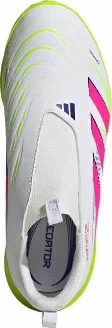 Çizme futbolli për fëmijë adidas, të bardha