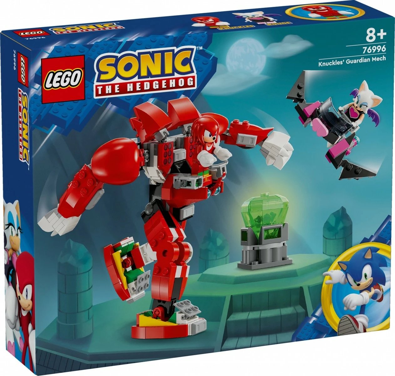 Set ndërtimi LEGO Sonic the Hedgehog 76996 Knuckles and Rescue Mech, 276 pjesë, për fëmijë, plastikë