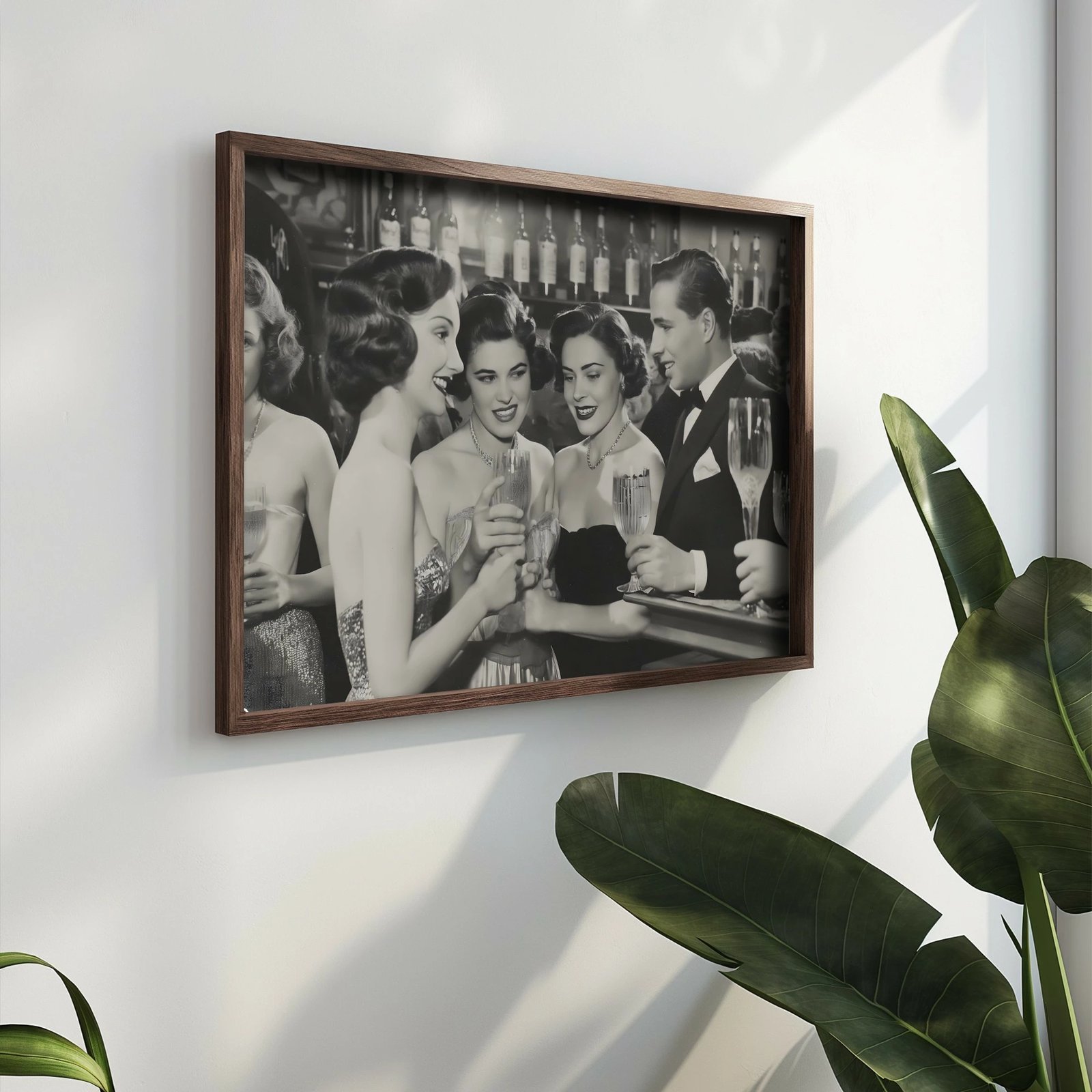 Pikturë dekorative me kornizë MDF, shumëngjyrëshe, Wallity, GE150-L