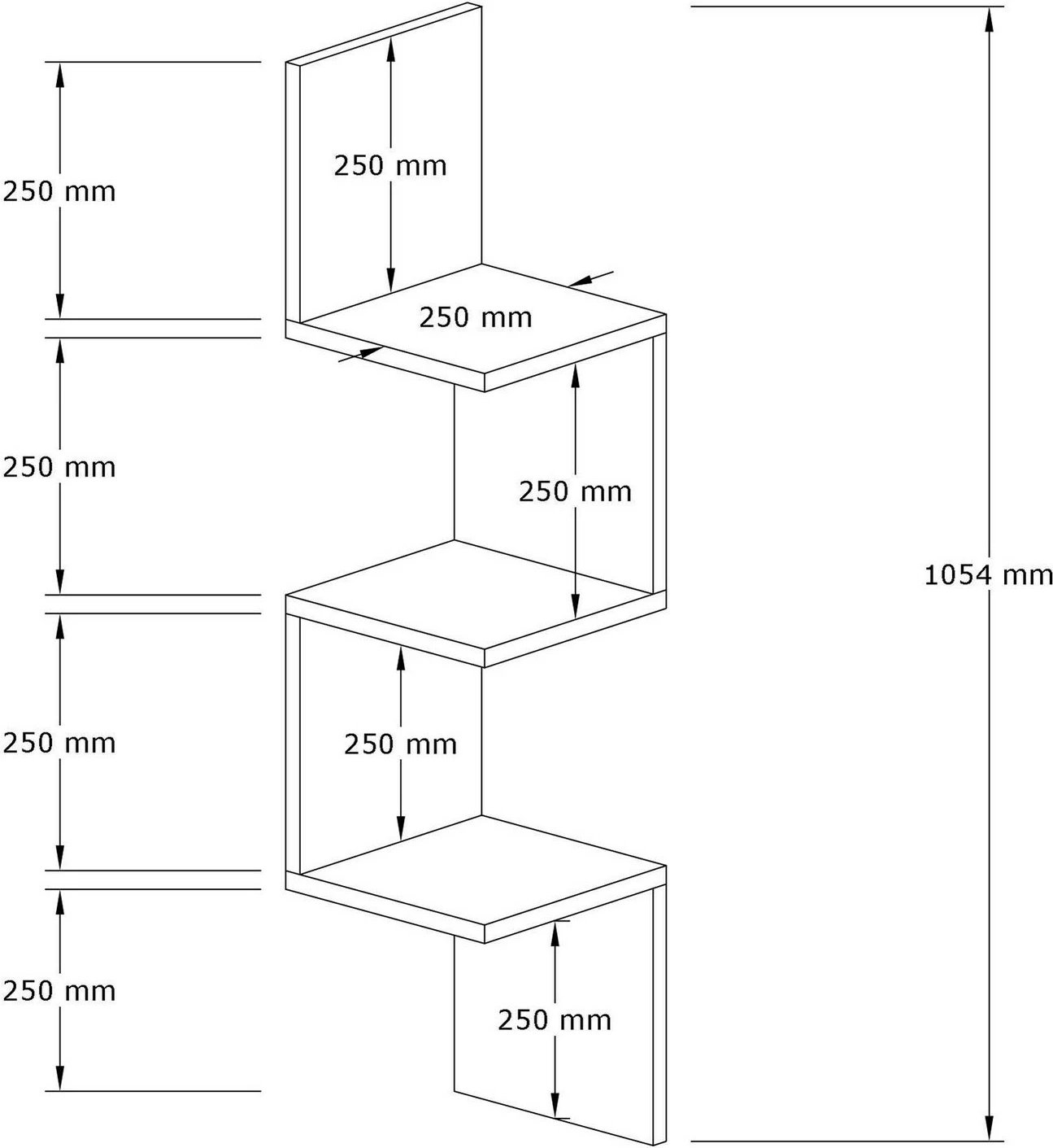 Raft muri Hanah Home, zikzak, ngjyrë arre