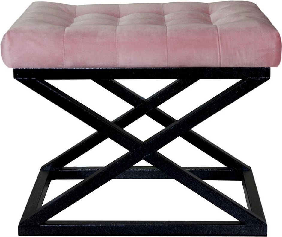 Puf Atelier del Sofa, Capraz, e zezë dhe rozë