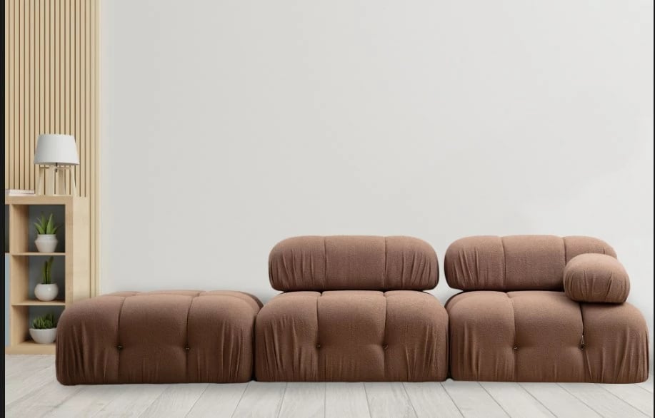 Karrige një vendëshe Bubble, ngjyrë kafe, Atelier del Sofa