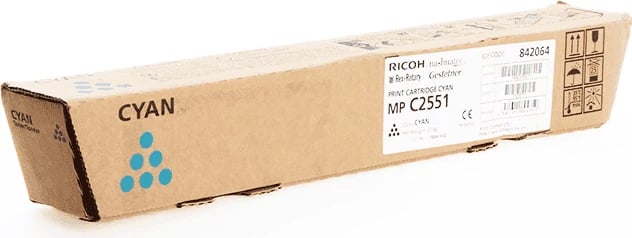 Toner, Ricoh, MP C2551HE / 842064 (842468), 9500 faqe, cyan