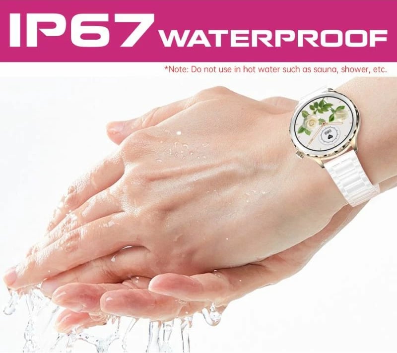 Smartwatch për femra Rubicon, rozë