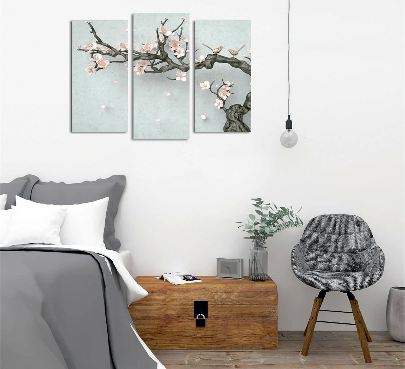 Pikturë dekorative në kanavacë (3 pjesë), Wallity, UC113