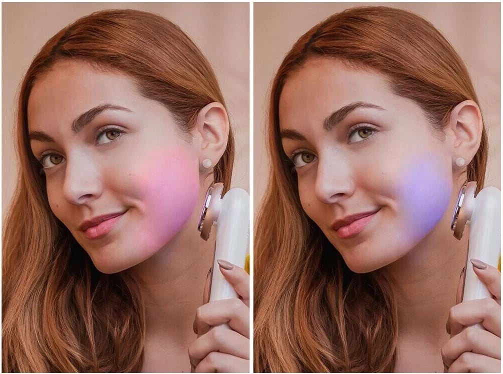 Masazhator fytyre Cecotec Bamba FaceCare LightSonic, i bardhë