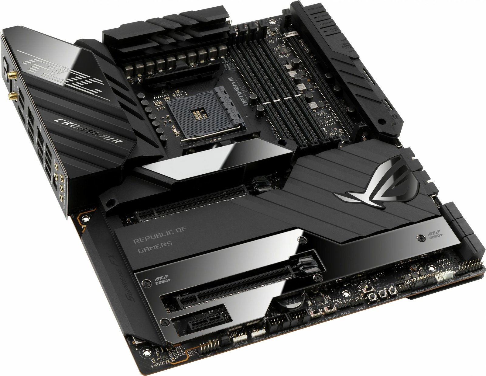 Pllakë amë ASUS ROG Crosshair VIII Extreme, AMD, Socket AM4, 128 GB, E zezë