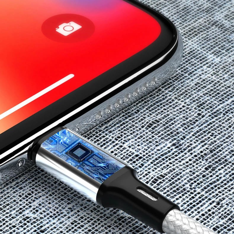 Kabllo USB-microUSB Wozinsky WUC-M1B, 1m, 2.4A, e zezë