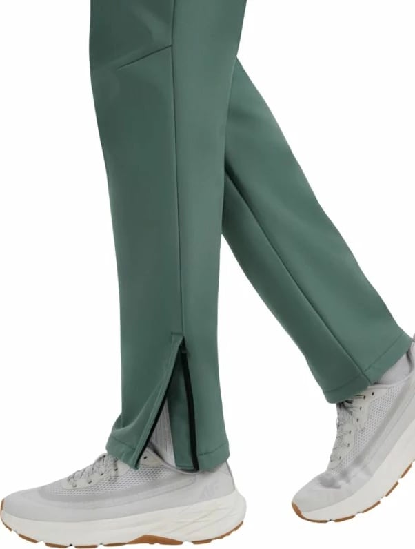 Pantallona trekking për meshkuj 4f, të gjelbra