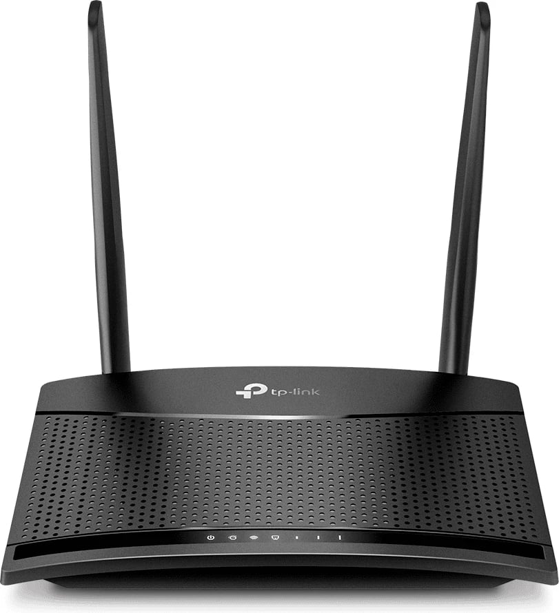 Router TP-Link TL-MR100 4G LTE me dy antena të jashtme, zezë