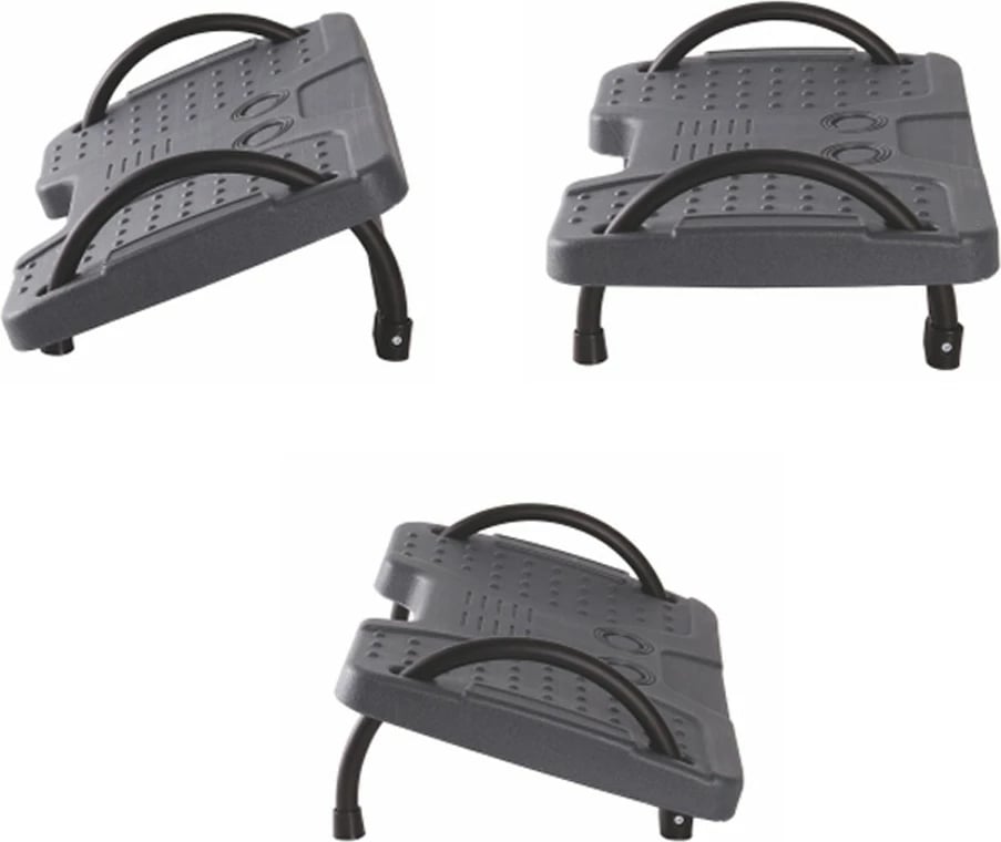 Mbështetëse këmbësh ergonomike Maclean Ergo Office ER-412, e zezë