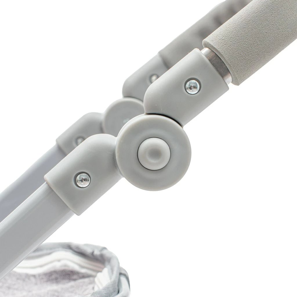 karrocë kukullash 2-në-1, Baby Mix, Sophie, rozë-gri