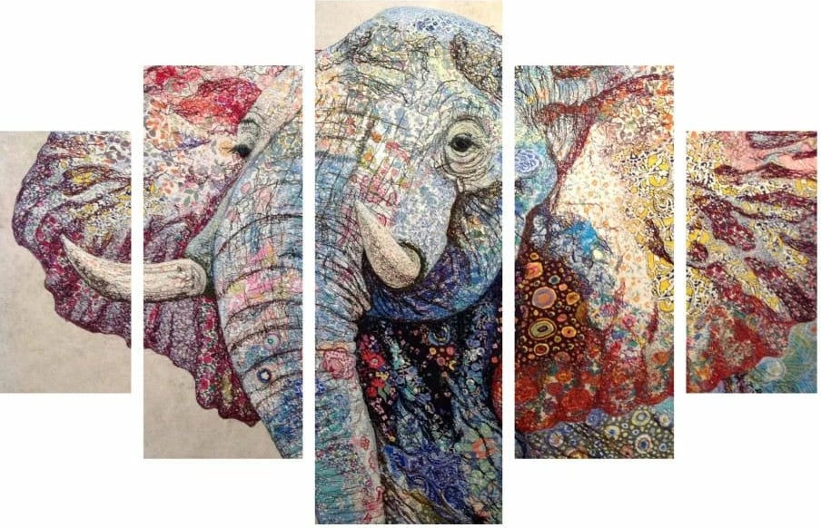 Pikturë dekorative MDF, 5 pjesë, Wallity, ST265