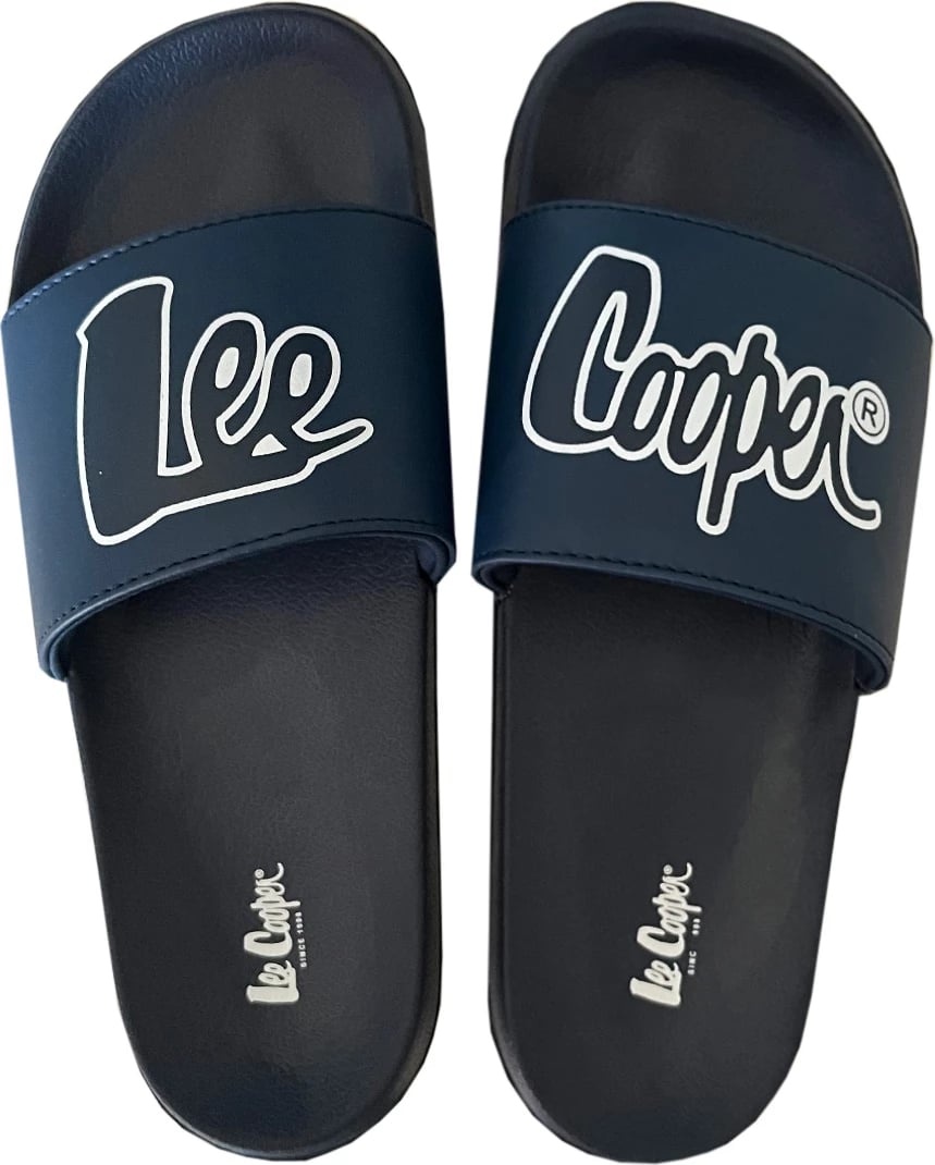 Shapka për meshkuj Lee Cooper, kaltër e bardhë