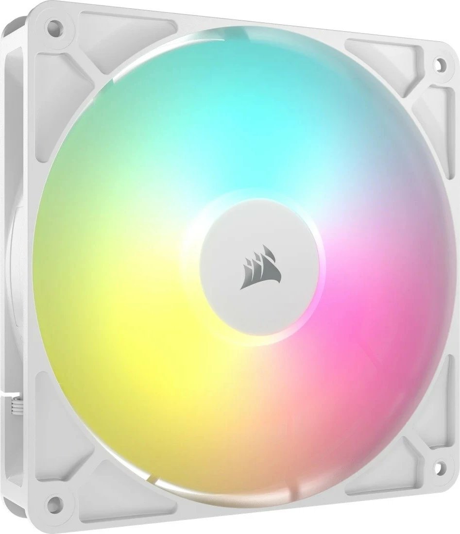 Ventilator kase Corsair RS140 ARGB, 140mm, i bardhë