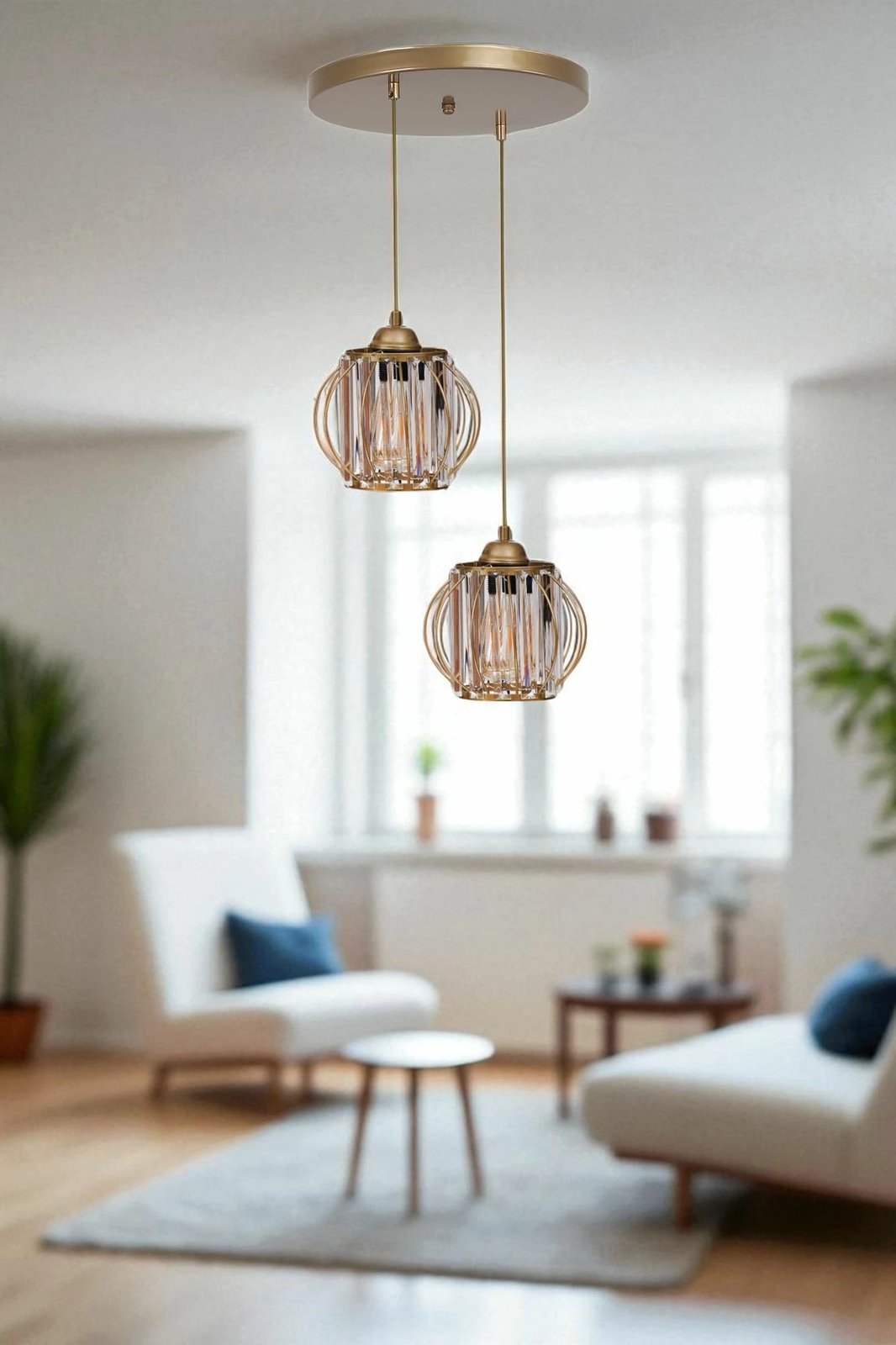 Llambë tavani Opviq, ngjyrë ari, 9043-2