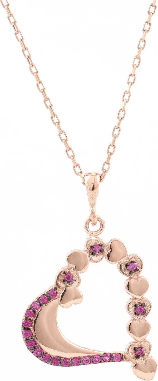 Qafore argjendi, ngjyrë rozë ari, Jumeon, 11104ROS