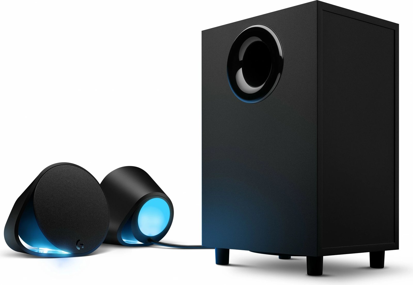 Altoparlantë Logitech G560 2.1, Bluetooth/USB, me drita RGB, zi