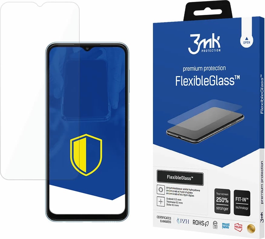 Mbrojtës ekrani 3mk FlexibleGlass për Samsung Galaxy A23, Transparent