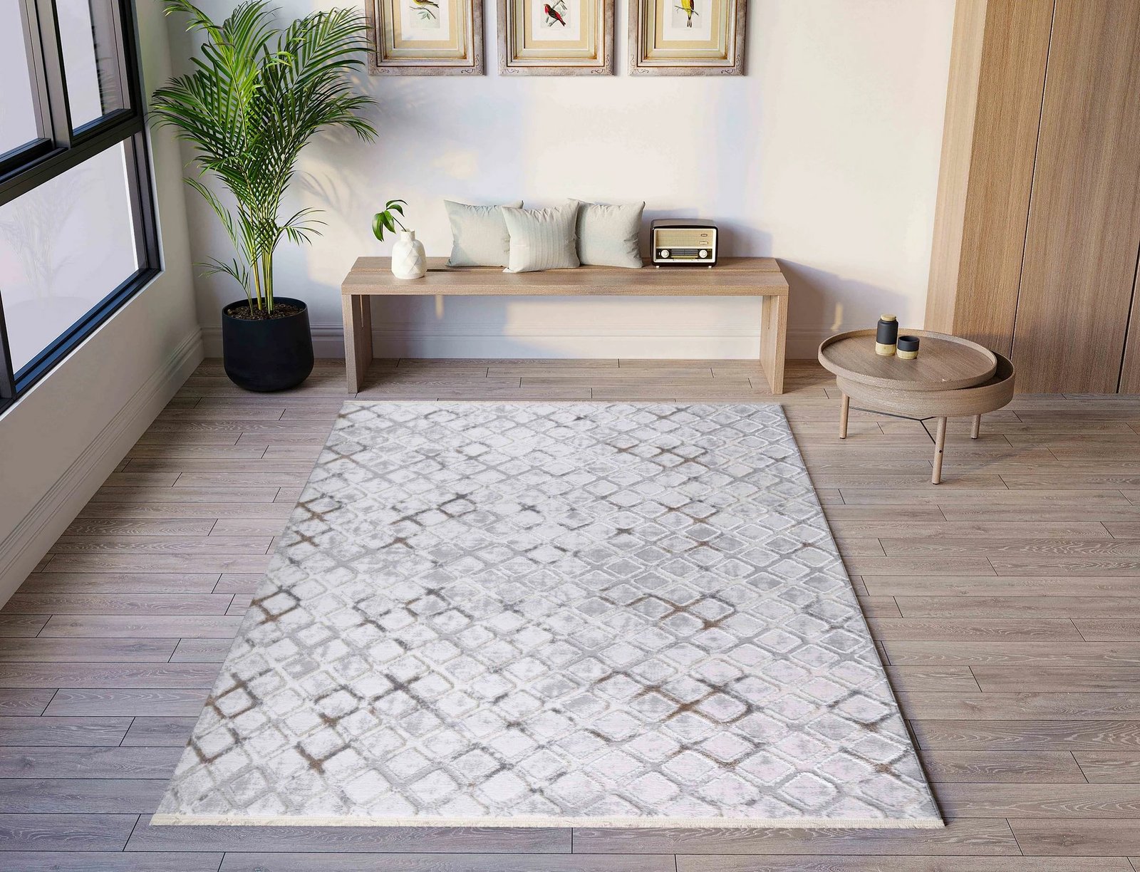 Qilim (80 x 150) Conceptum Hypnose, Cabana, bezhë