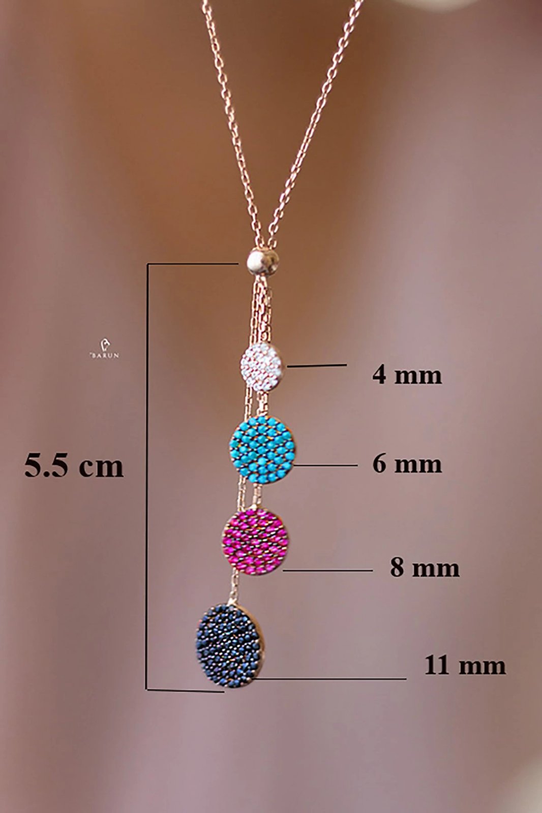 Qafore argjendi shumëngjyrëshe, Jumeon, KL - 0335