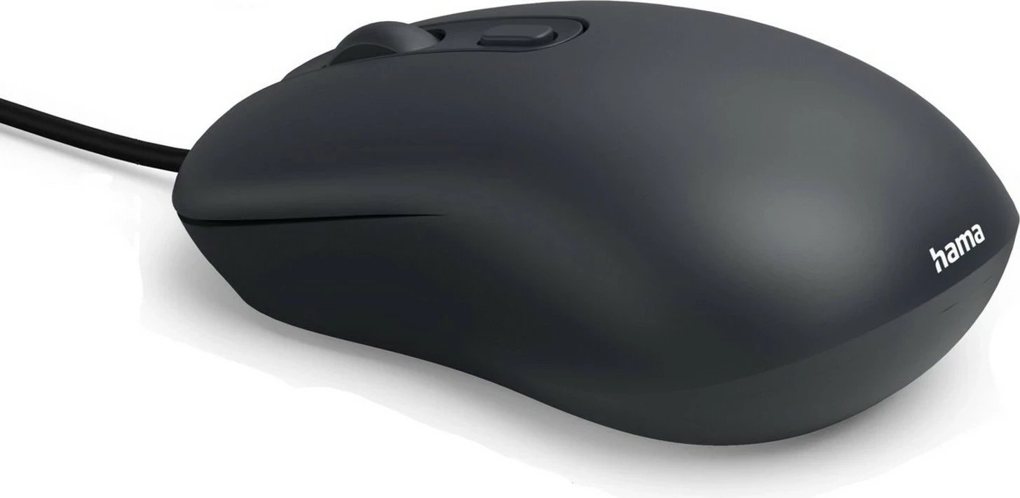 Maus Hama CM-200, laser, me kabllo, USB, i zi