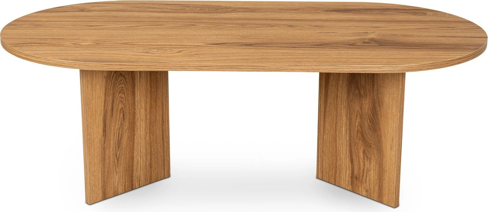 Tavolinë kafeje Nordure, ovale, ngjyrë lute