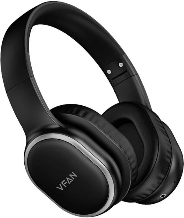 Kufje wireless Vipfan BE02, Bluetooth 5.1, 40 orë bateri, të zeza