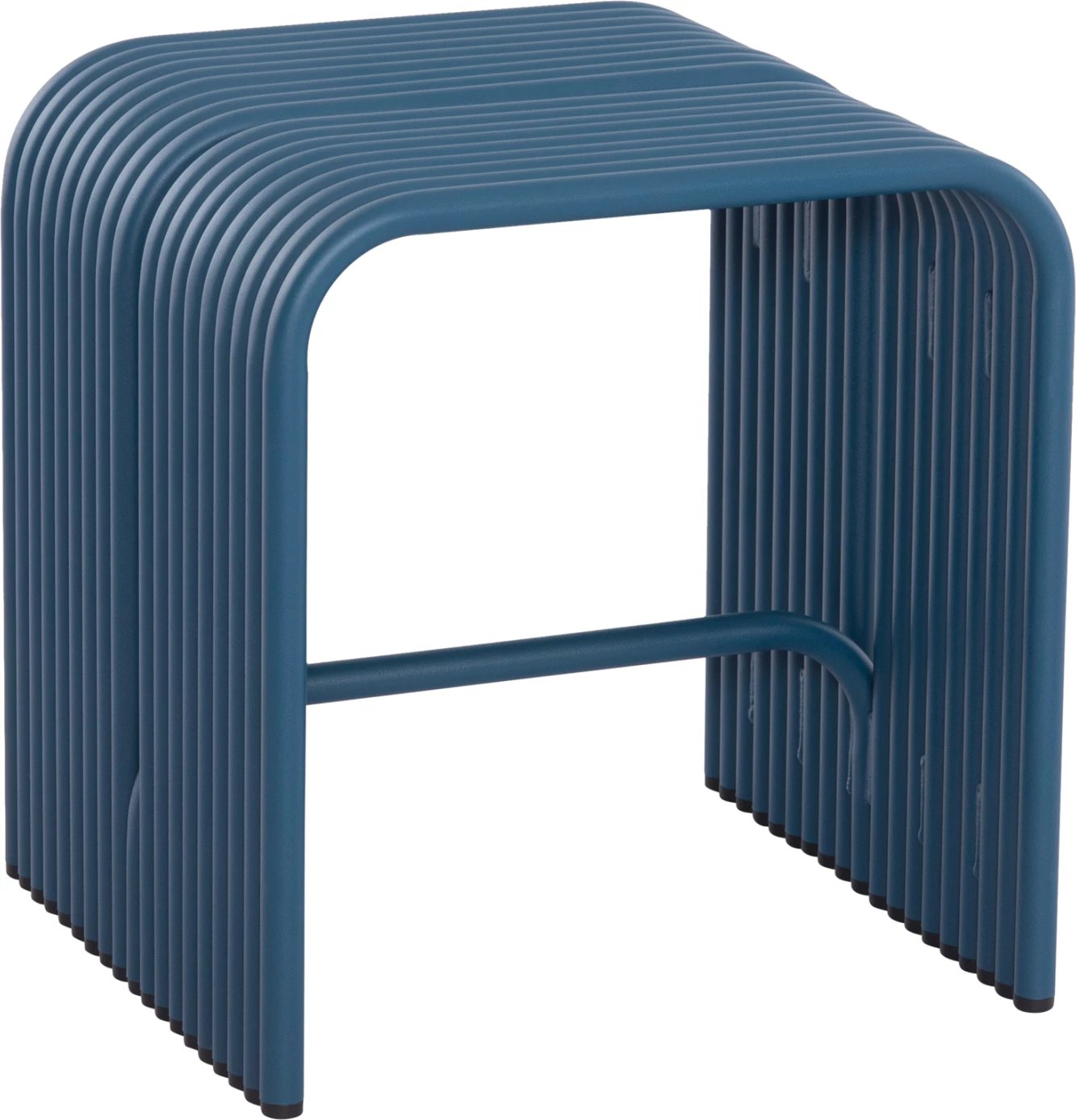 Karrige pa mbështetëse INTREPID, alumin, ngjyrë kaltër, 40x38x42.5cm