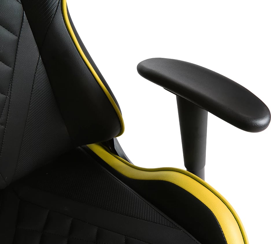 Karrige gaming Ranger, zyre, e zezë-verdhë, 52x74x138